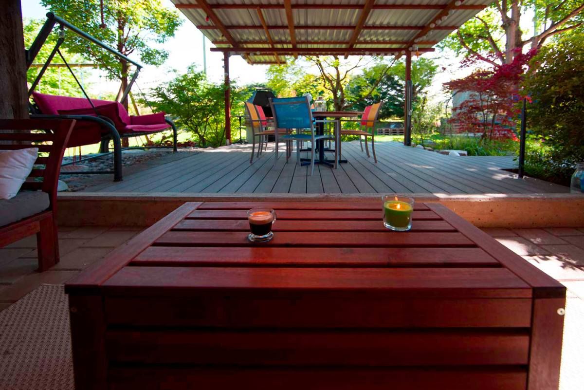 HS Gartenbau GmbH Gartenterrasse aus Holz