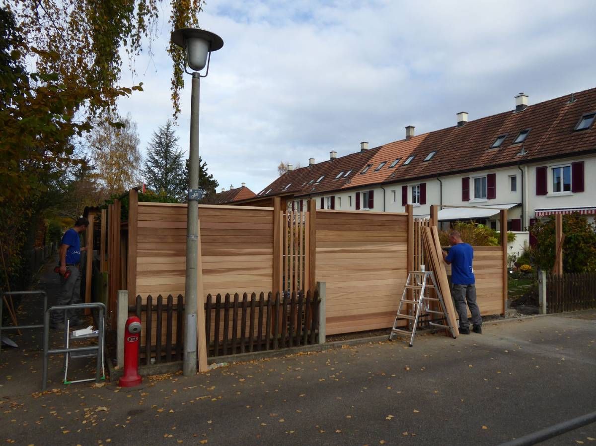 HS Gartenbau GmbH Sichtschutz im Garten