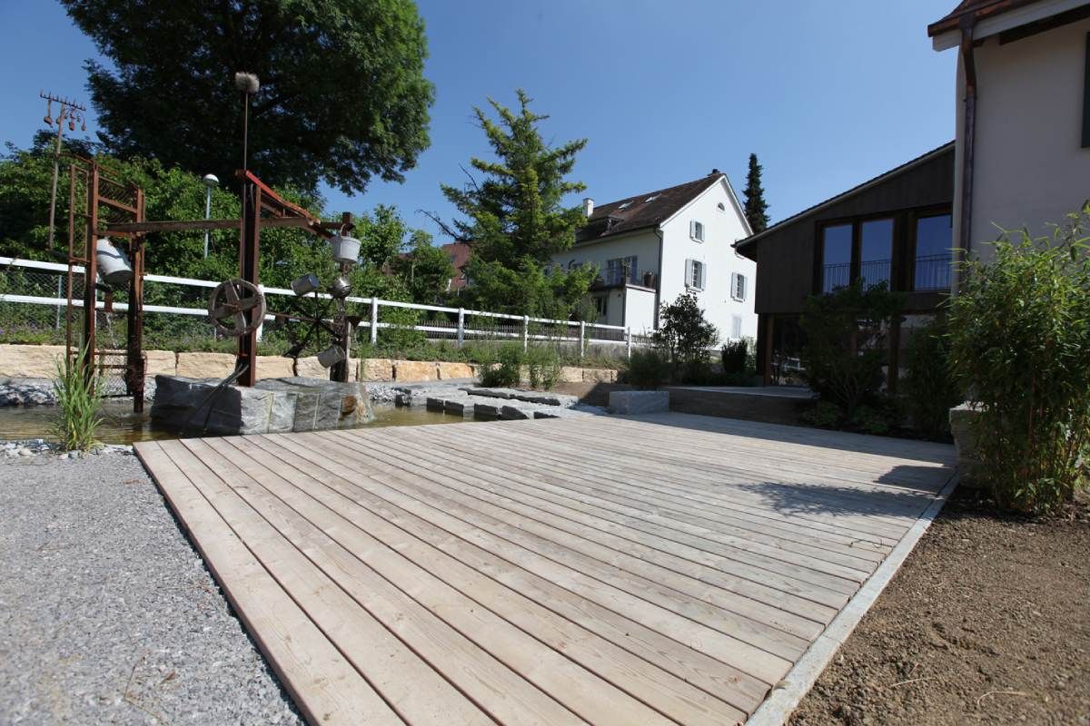 HS Gartenbau GmbH Holzterrasse